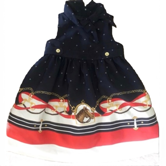 Janie and Jack Horse Estate Equestrian horsebit stables Dress racing - Picture 4 of 7